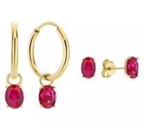 Ohrringe Cadeau d'Isabel 14 karat earring set with zirconia