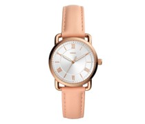 Uhr Copeland Dreizeiger-Lederuhr