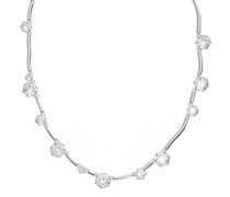 Halskette Constella Mixed round cuts Rhodium plated