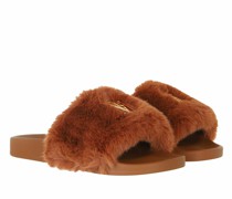 Sneakers W Faux Fur Slide