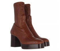 Boots & Stiefeletten Block Heel Boots Leather