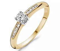Ring Ring 1155BZI - Gold (14k) with Zirconia