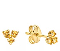 Ohrringe Jackie Triangle Citrine Studs