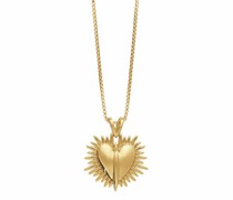 Halskette Electric Deco Gold Heart Necklace