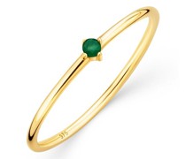 Ring 9K Ring with Emerald (Brazil)