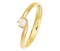 Ring Ring 375 1 Diamond approx. 0,10 ct. H-si