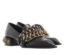 Loafers & Ballerinas Coin Chain Loafers Leather