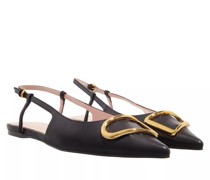 Loafers & Ballerinas Sling Back Flat Smooth Leather