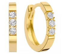 Ohrringe De la Paix Madeline 14 karat hoop earrings  diamo