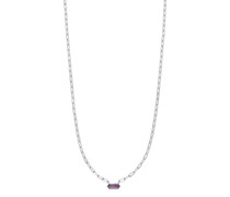Halskette Necklace Cube, Amethyst, silver rhodium plate