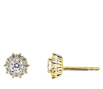 Ohrringe The Hazel Yelllow Gold Lab Grown Diamond Earrings
