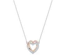 Halskette Infinity Heart Mixed metal finish