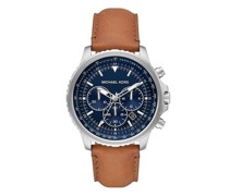 Uhren Cortlandt Chronograph Leather Watch