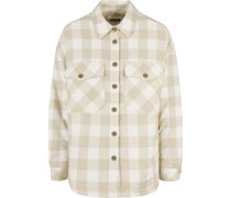 Flanell Padded Overshirt Langarmhemd