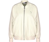 T7 Oversized Faux Leather Leichte Jacken
