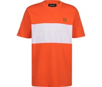 Colourblock Embroidered Logo T-hirt