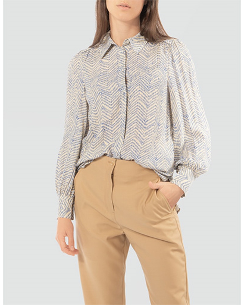 Second Female Damen Bluse mit modernem Print
