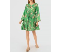 Tunikakleid mit floralen Print