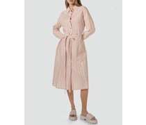 Hemdblusenkleid in Midi Länge