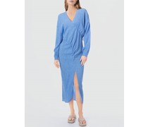 Kleid im Crinkle-Look