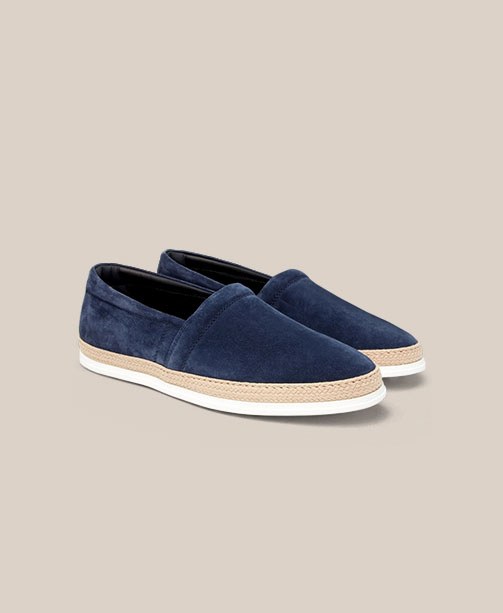 Blaue Espadrilles TOD's