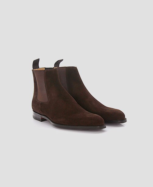 Stiefelette Herren braun Veloursleder Hugo Boss