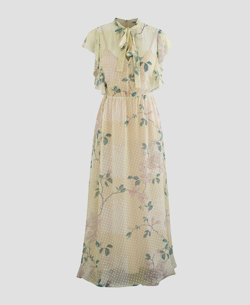 RED Valentino Midaxi-Kleid