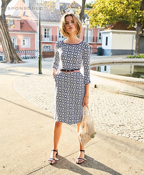 Kleid von Boden
