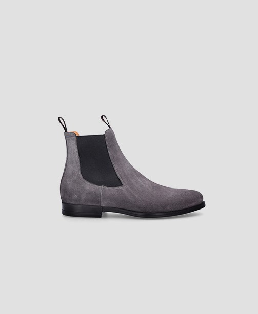 Chelsea Boots grau Santoni