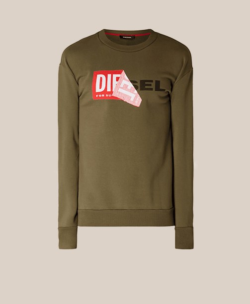 Sweatshirt Diesel Khaki