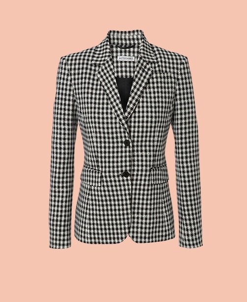 Blazer mit Vichy-Karo