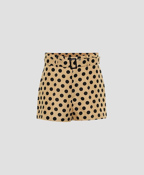 Kurze Hose mit Polka Dots