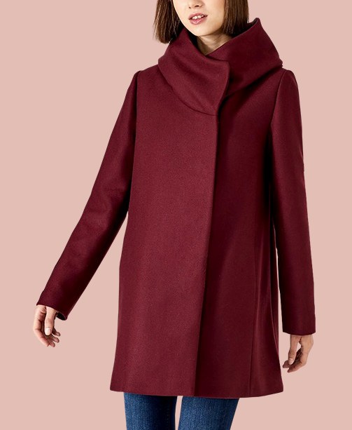 Roter Mantel Hugo Boss