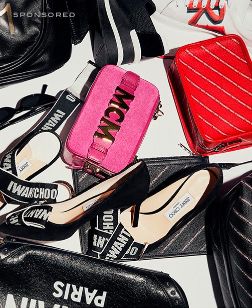 Logomania bei Jimmy Choo und MCM