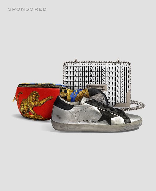 Versace, Golden Goose und Balmain