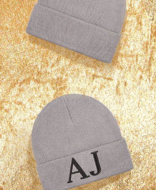 graue Mütze von Armani Jeans