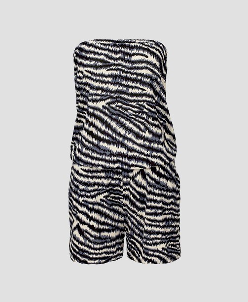 Jumpsuit mit Zebra-Print