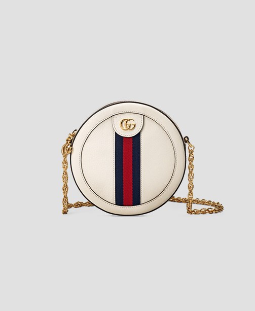 Gucci-Tasche weiß rund