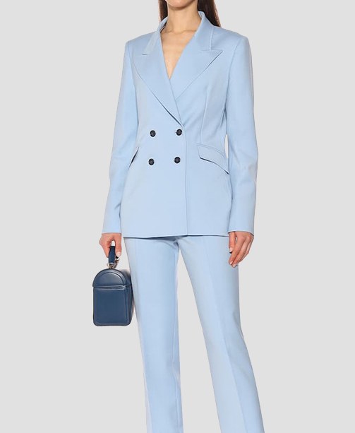 hellblauer Hosenanzug Gabriela Hearst